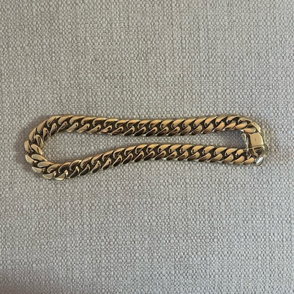 14K Gold Cuban Link Chain
